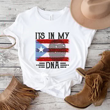 It's In My DNA Puerto Rico Pride Shirt