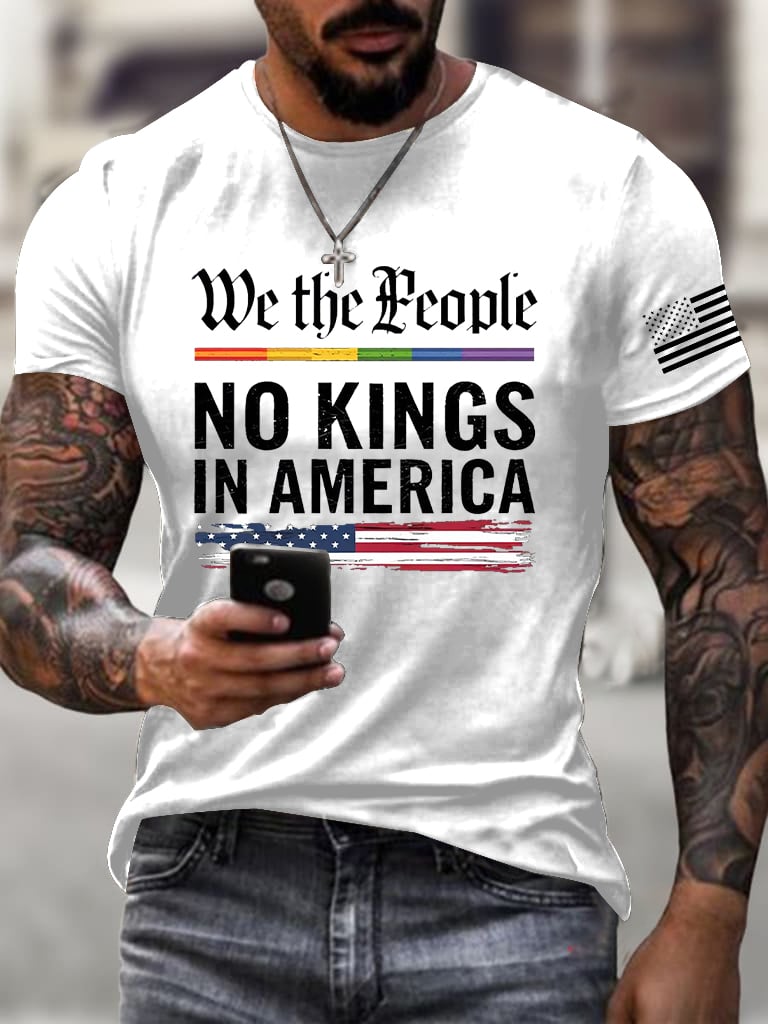 🔥Buy 3 Get 15% Off🔥Men's Casual Fashion Reject The King Fdt Round Neck T-Shirt