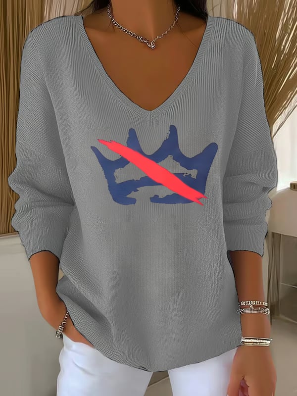 🔥Buy 3 Get 15% Off🔥Women's America has no kings print Sweatshirt