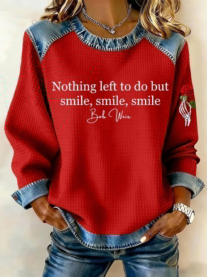 🔥Buy 3 Get 15% Off Women's Vintage Rock Tribute Print Casual Sweatshirt