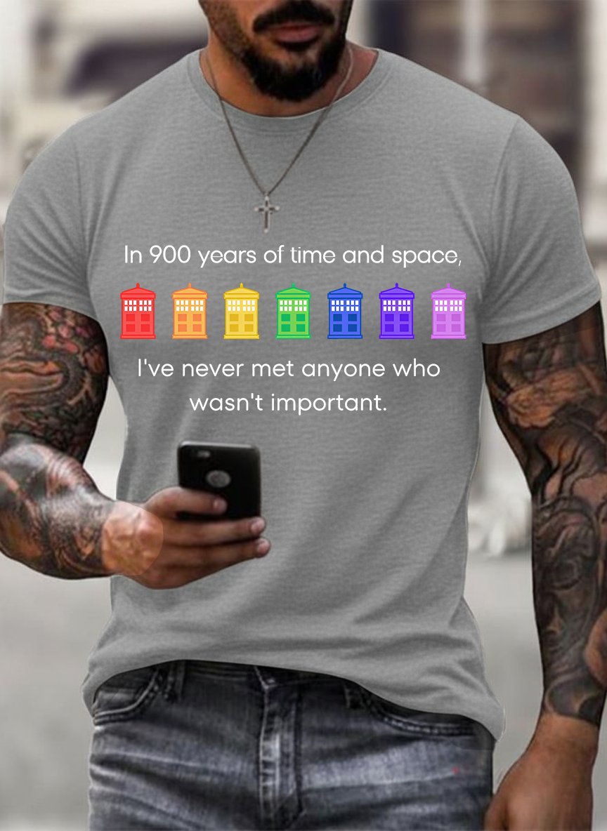 Men's Pride Rainbow Police Box , LGBT Pride Month T-shirt
