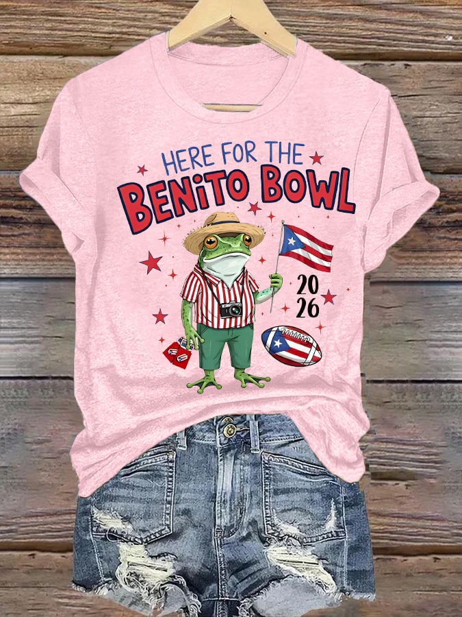 Women's Benito Bowl Puerto Rico Football T-Shirt
