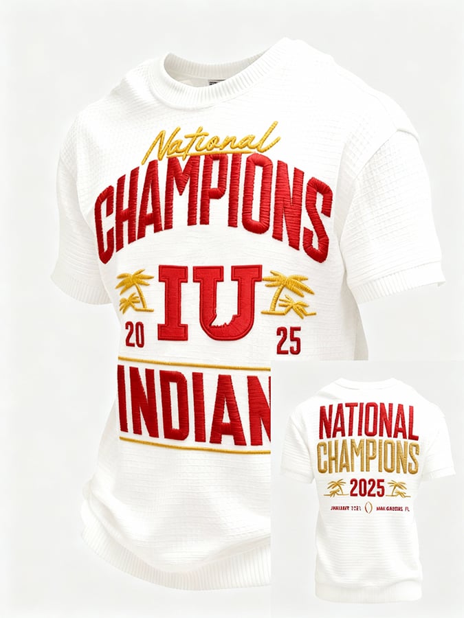 Men's Football Print Short-Sleeve T-Shirt