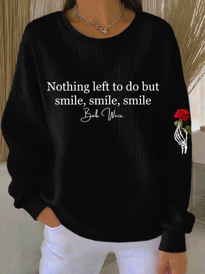 ๐ฅBuy 3 Get 15% Off Women's Vintage Rock Tribute Print Casual Sweatshirt