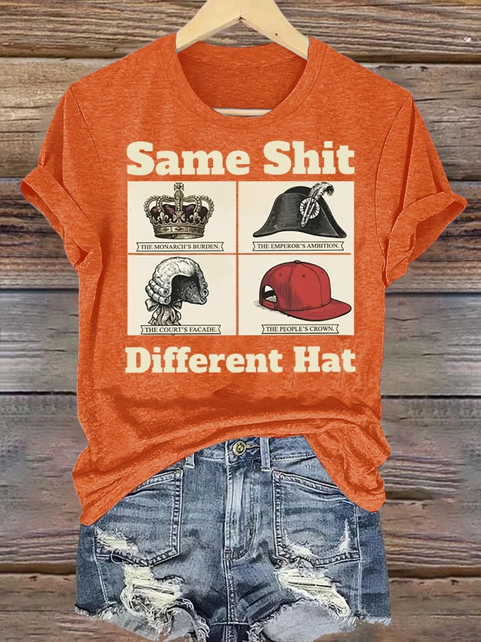 Women's Same Shit Different Hat FDT Print T-Shirt