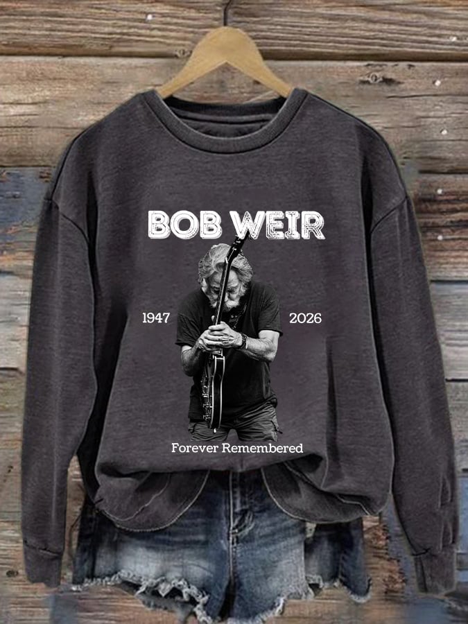 🔥Buy 3 Get 15% Off Women's Vintage Rock Tribute Print Casual Sweatshirt