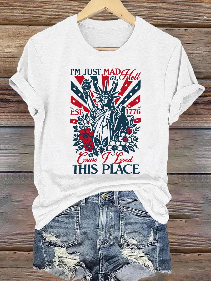 Women's THIS PLACE Round Neck Printed T-Shirt