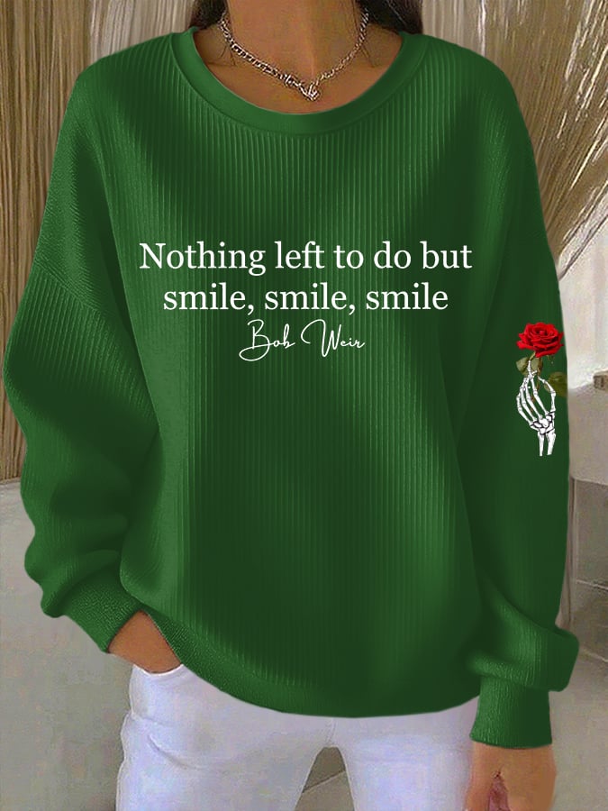 🔥Buy 3 Get 15% Off Women's Vintage Rock Tribute Print Casual Sweatshirt