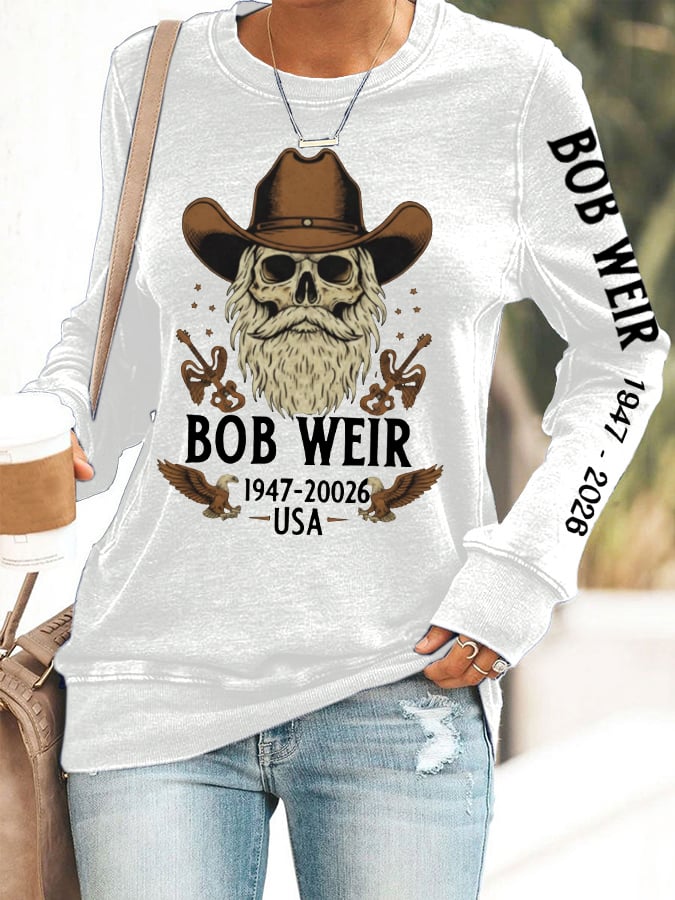 ๐ฅBuy 3 Get 15% Off Women's Vintage Rock Tribute Print Casual Sweatshirt