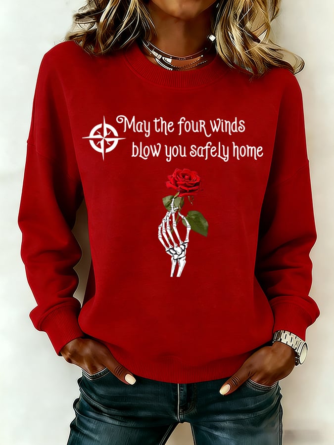 🔥Buy 3 Get 15% Off Women's Commemorative Bob Weir Print Sweatshirt