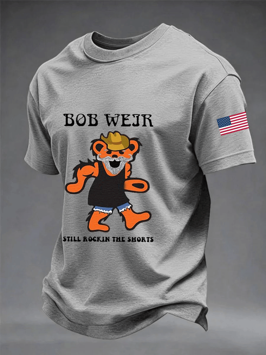 🔥Buy 3 Get 15% Off Men's RIP Bob Weir Print Casual T-shirt