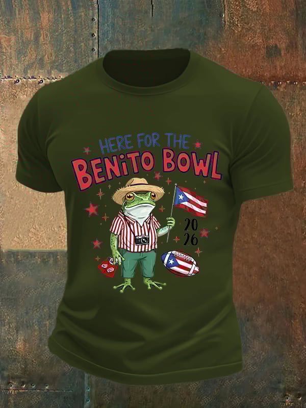 Men's Benito Bowl Puerto Rico Football T-Shirt