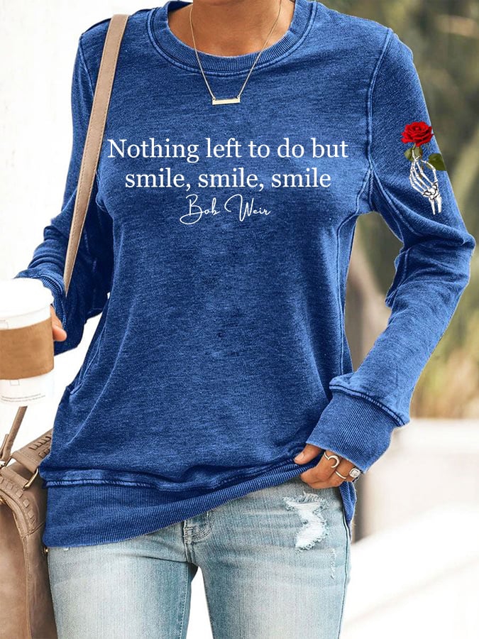 🔥Buy 3 Get 15% Off Women's Vintage Rock Tribute Print Casual Sweatshirt