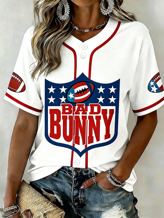 Women's Puerto Rico Print Shirt