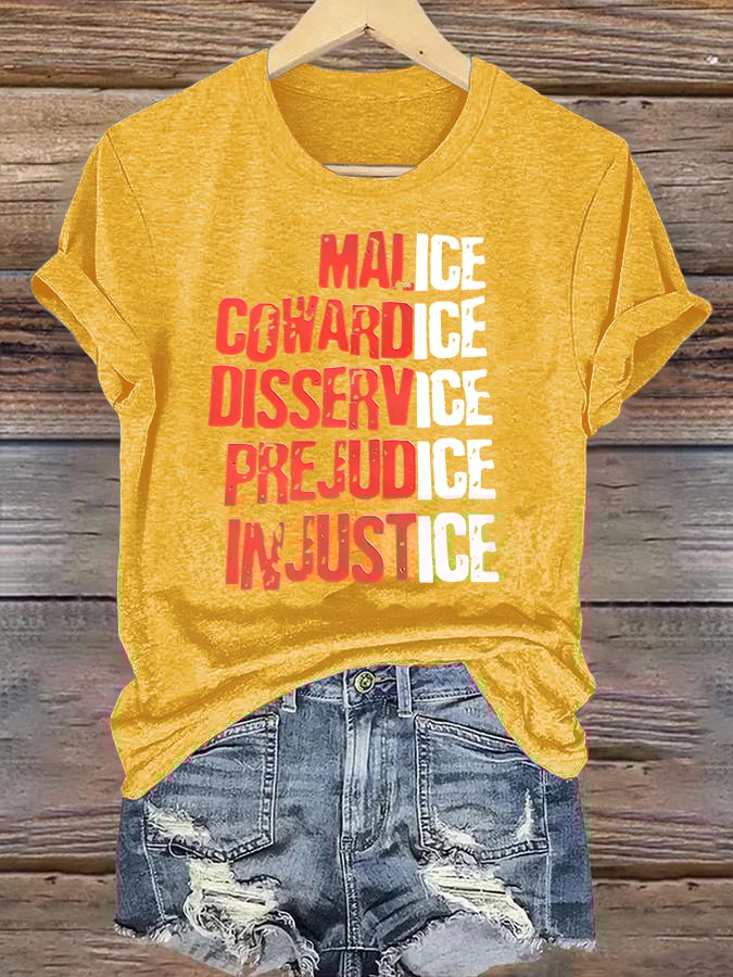 Women's Justice For Her T-Shirt