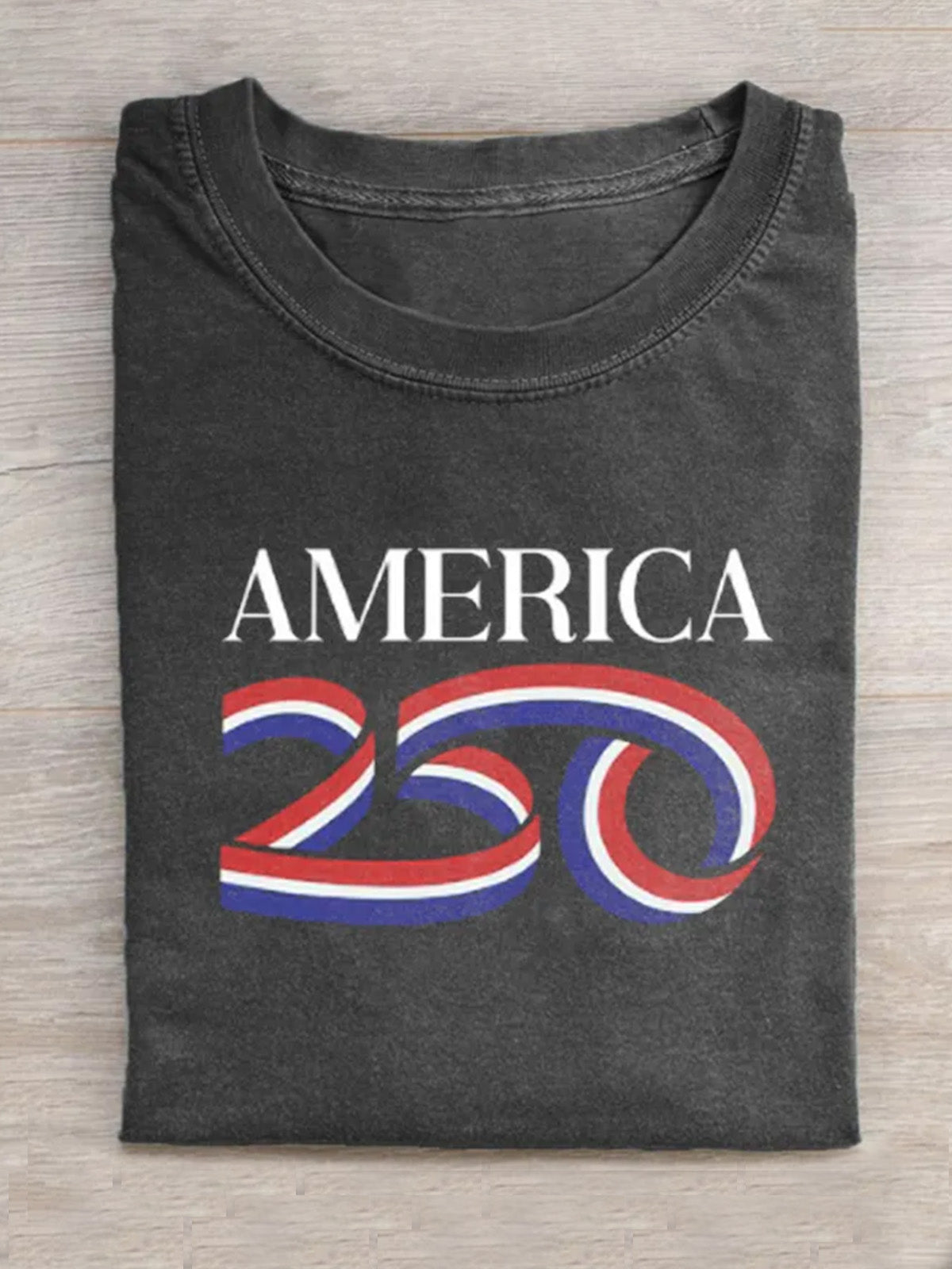 250th Anniversary Of American Independence Cotton Short Sleeve T-shirt