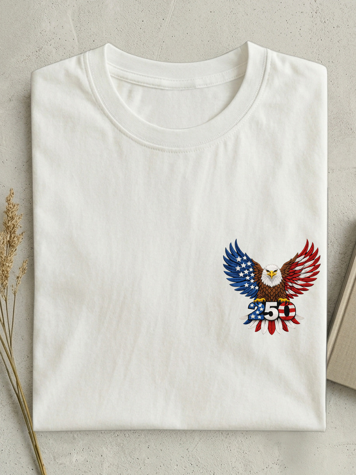 America's 250th Anniversary Eagles Cotton Short Sleeve T-shirt