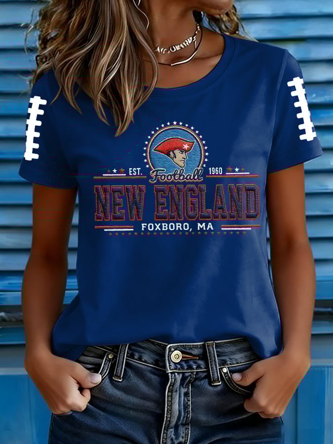 Women's Football Print T-shirt