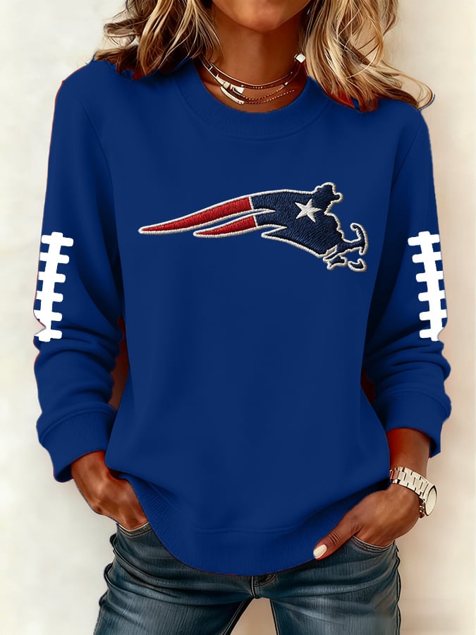 Women's Football print Sweatshirt