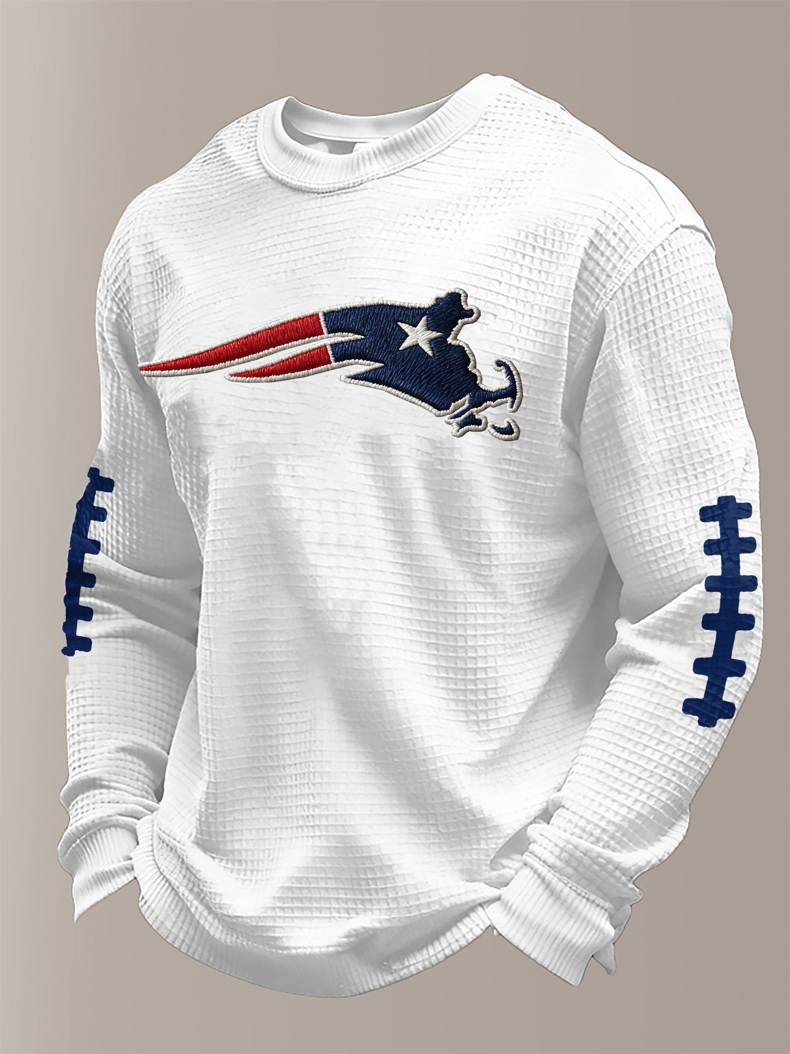 Men's Football Print Waffle T-Shirt