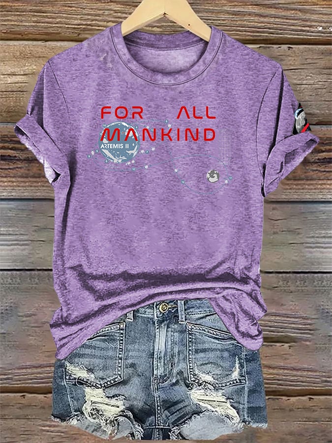 Women's FOR ALL MANKIND Print T-Shirt