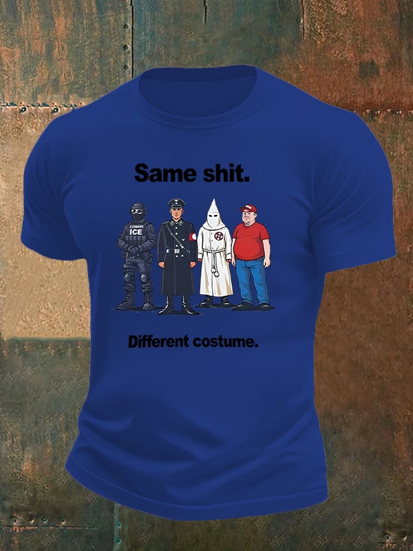 Men's Different costume Print T-Shirt
