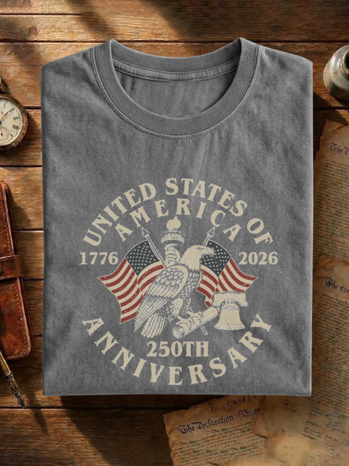 America's 250th Anniversary Cotton Short Sleeve T-shirt