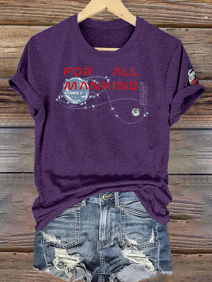 Women's FOR ALL MANKIND Print T-Shirt