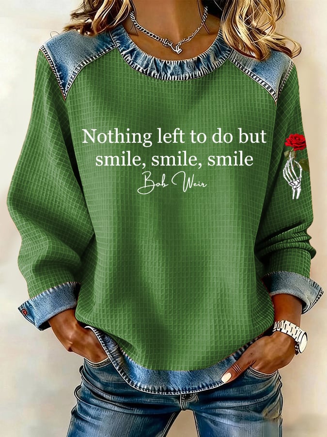 🔥Buy 3 Get 15% Off Women's Vintage Rock Tribute Print Casual Sweatshirt