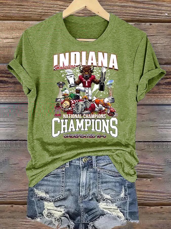 Women's Football Print T-Shirt