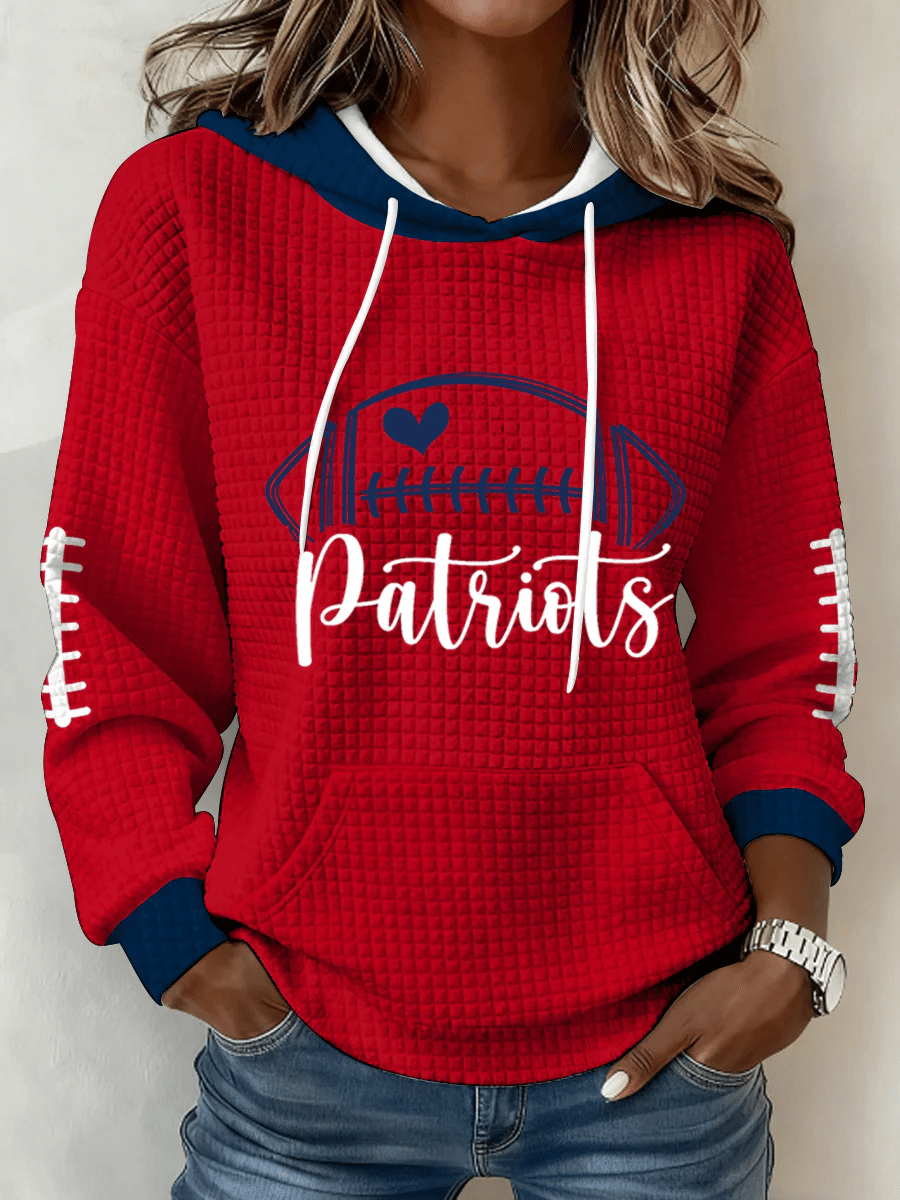 Women's Football Print Sweatshirt