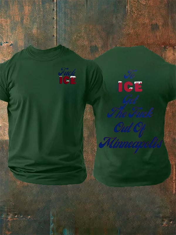 Men's To ICE get the fuck out of Minnesota T-Shirt