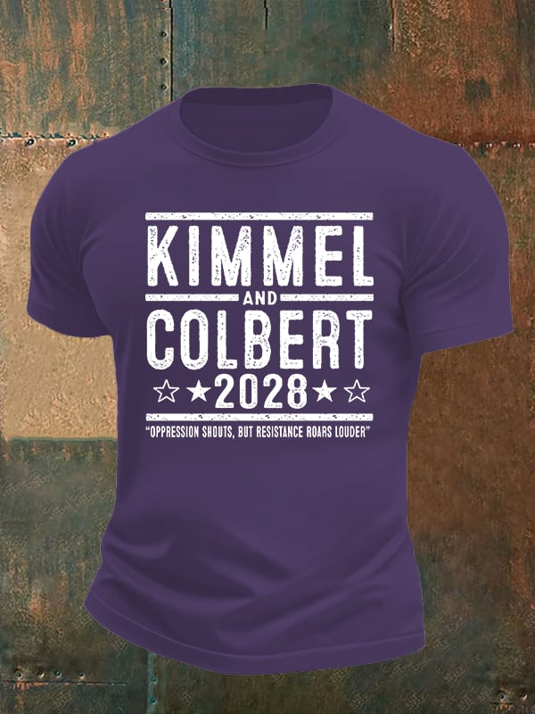Men's Talk Show Colbert Kimme Legend 2028 T-shirt