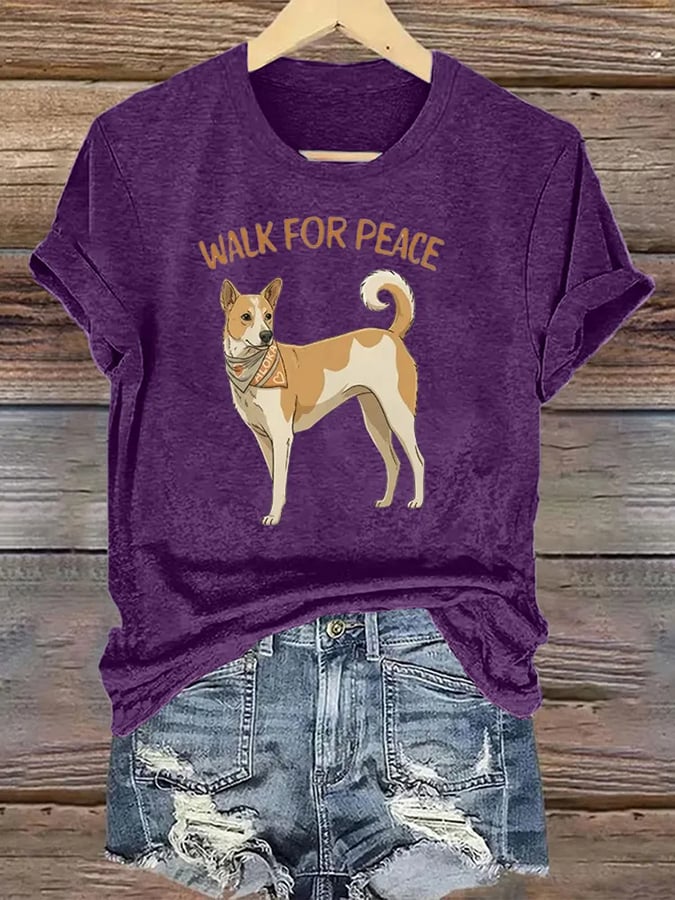 Women'S Walk for Peace Art Print T-Shirt