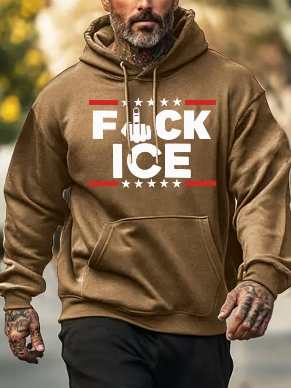 Men's ICE Print Hoodies