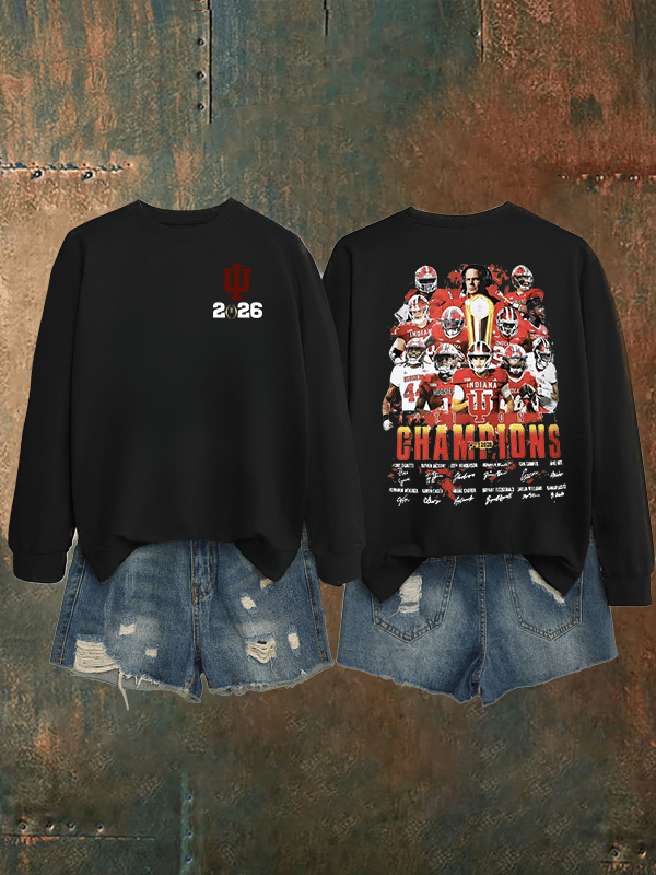 Women's Football Print Sweatshirt