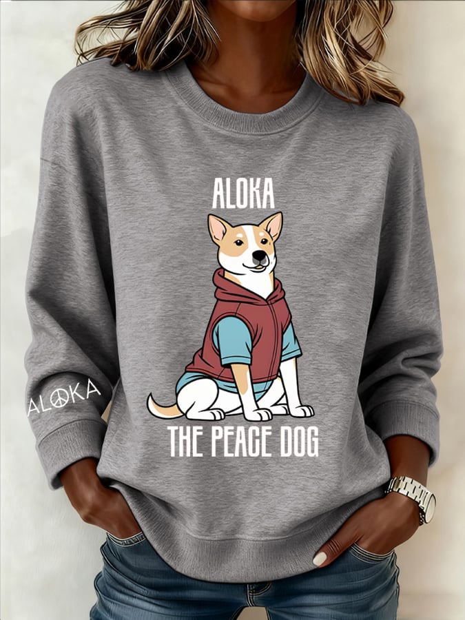 Women's Walk For Peace Art Print Sweatshirt
