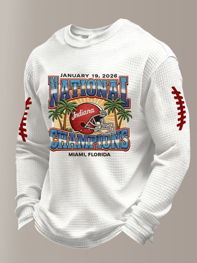 Men's Football Printed Casual Top