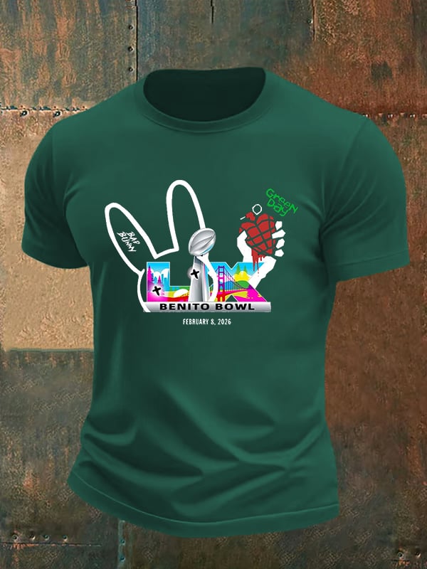 Men's Opening And Halftime Shows Print Casual T-shirt