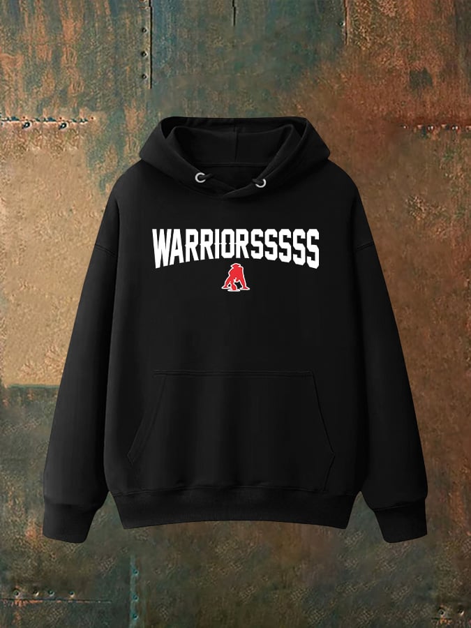 Unisex WARRIORSSSSS Print Hoodie