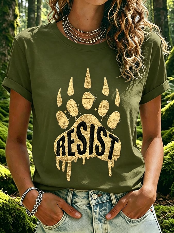 Only You Can Stop It - Save America'S Forests Resist T-Shirt