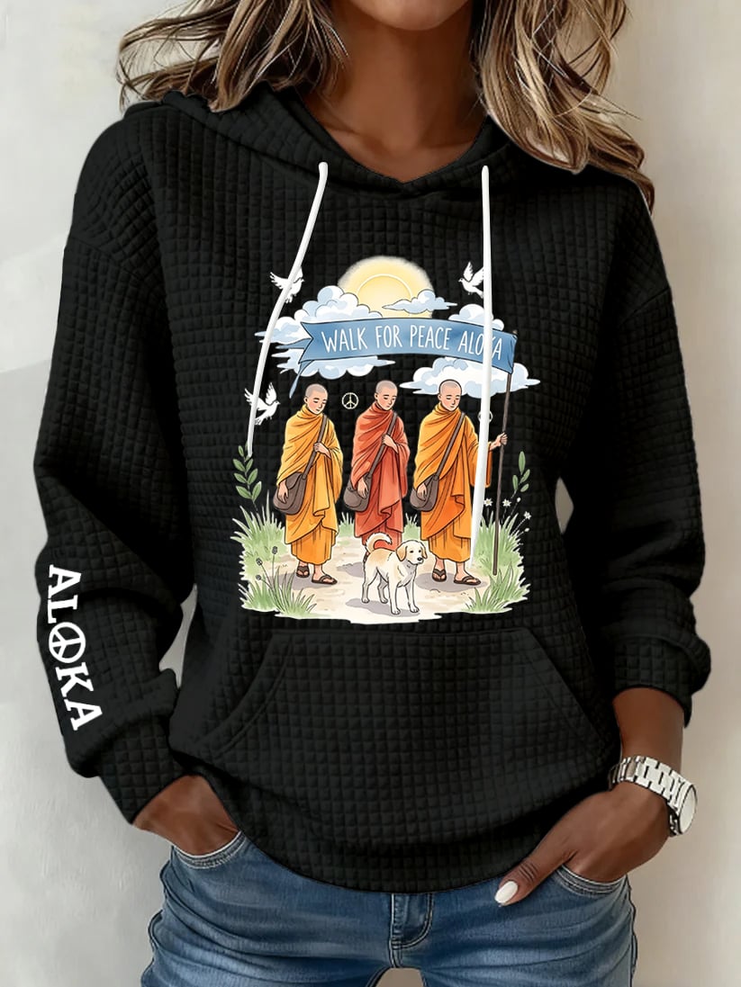 Women's Walk For Peace Art Print Sweatshirt