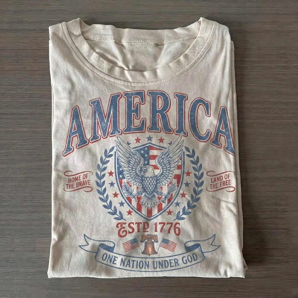America Patriotic Eagle T-Shirt
