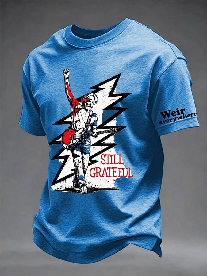 🔥Buy 3 Get 15% Off Men's Still Grateful Printed Casual T-shirt