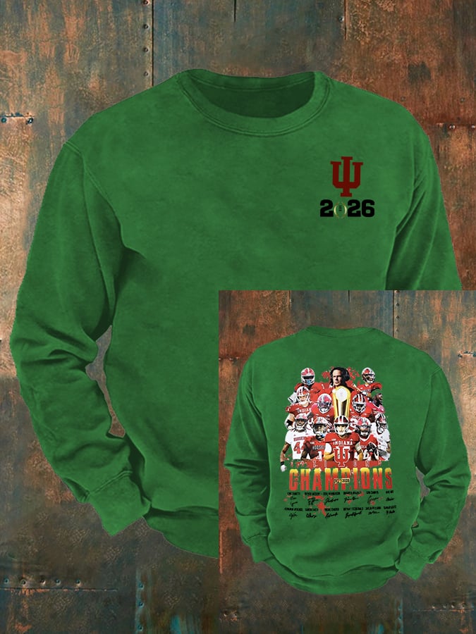 Men's Football Print Sweatshirt