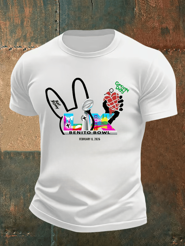 Men's Opening And Halftime Shows Print Casual T-shirt