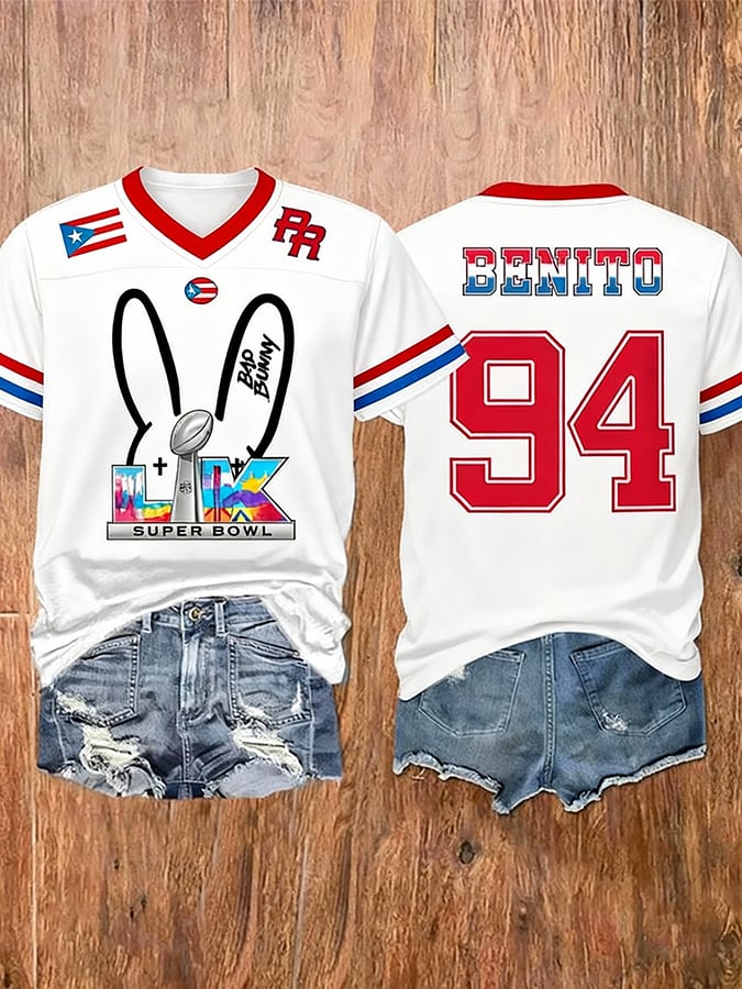 Women's Puerto Rico Print Shirt