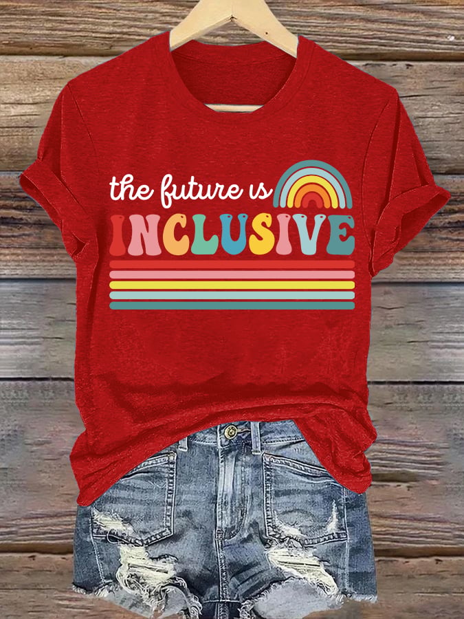 Women's The Future Is an Inclusive Print T-Shirt