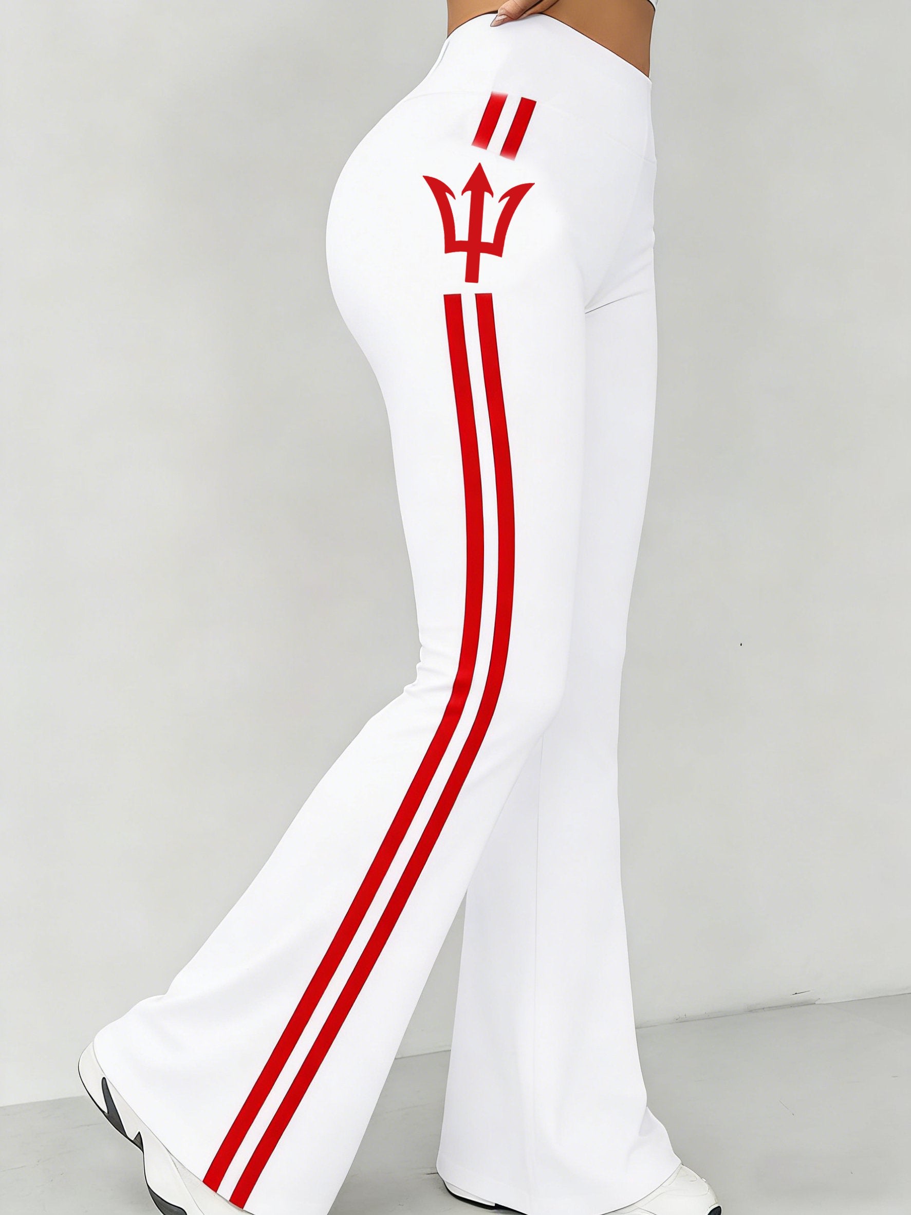Ladies Football Striped ArtBell Bottoms