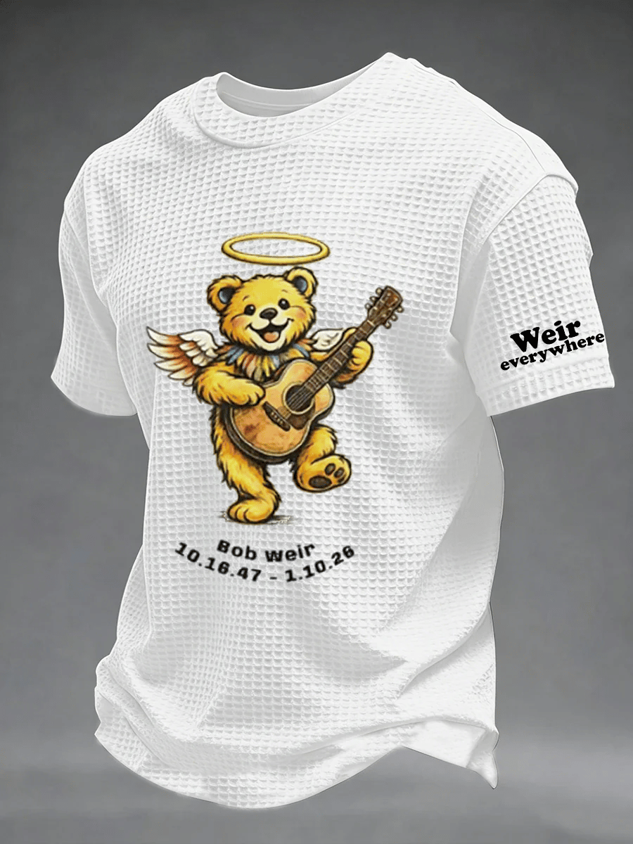 ๐ฅBuy 3 Get 15% Off Men's RIP Bob Weir Print Short-Sleeve T-Shirt